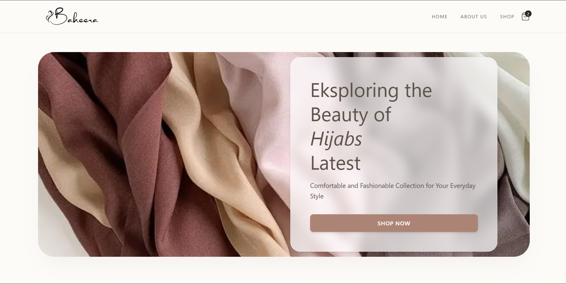 Baheera Hijab E-Commerce
